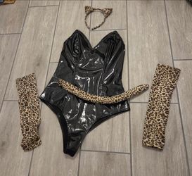 Le Avenue  sexy Cat Halloween Costume Set
