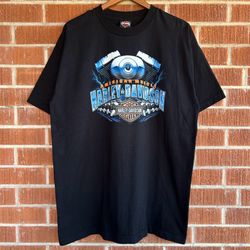 Harley Davidson Honesdale PA Baer Sport Center T-shirt 2005 Size XL