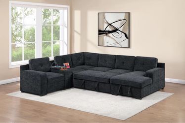 4-Piece Convertible Sectional