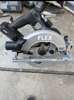 FLEX 24V Brushless Cordless 7-1/4-Inch Circular Saw Tool Only, Battery and Charger Not Included - FX2141-Z