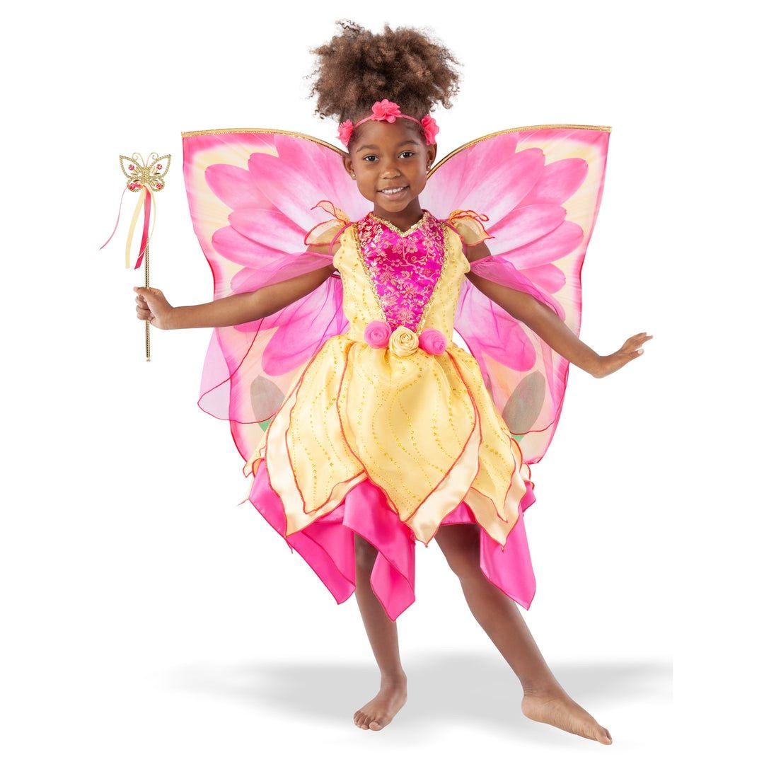 Pink and Yellow Flower Fairy