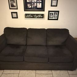 Navy blue couch