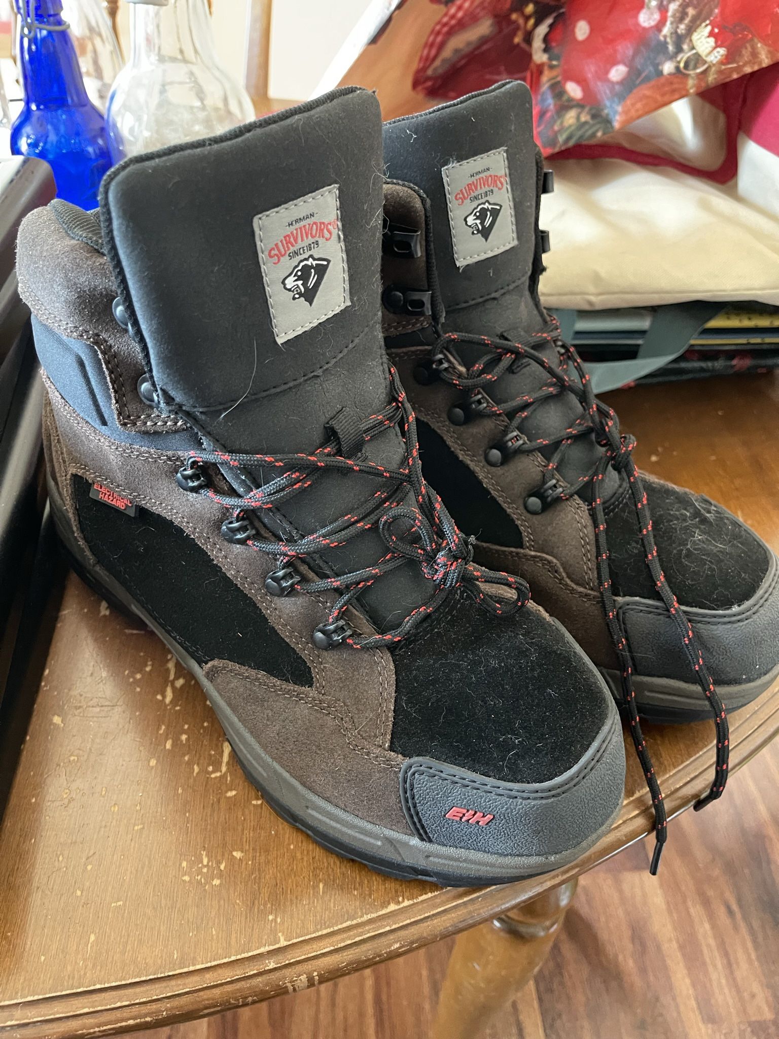 Steel Toe Work Boots Size 9.5