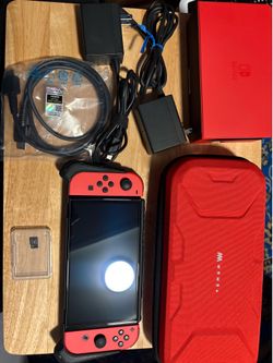 Nintendo switch OLED Mario edition