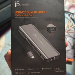 J5 Créate USB-C DUAL 4K HDMI