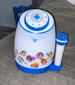 Disney Karaoke Machine With Wireless Microphone And Bluetooth Pairing