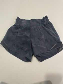 Lululemon Hotty Hot 4” Diamond Dye Pitch Grey