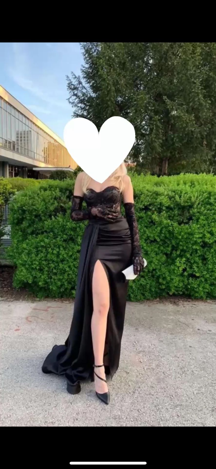 satin corset prom dress