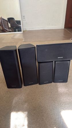 Onkyo 5-Piece Surround Sound Home Theater Speaker Set (SKF-350F & Matching Set)