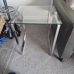 Glass End Table