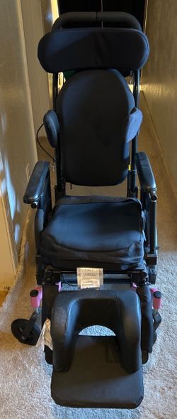 Title: Quickie Tilt-In-Space Wheelchair — Custom Made, Used Once.