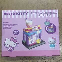 NWT Hello Kitty Boba Tea Shop 158pcs Building Set