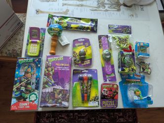 Lot of 14 teenage mutant ninja turtle collection