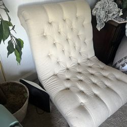 Off White Accent Chair