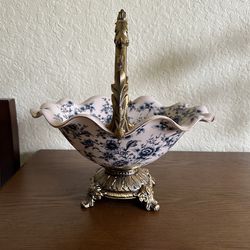 Decorative Porcelain Basket
