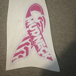 Breast Cancer Awareness Decal