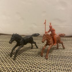 1950s  Indian/Horse Dimestore Figures USA