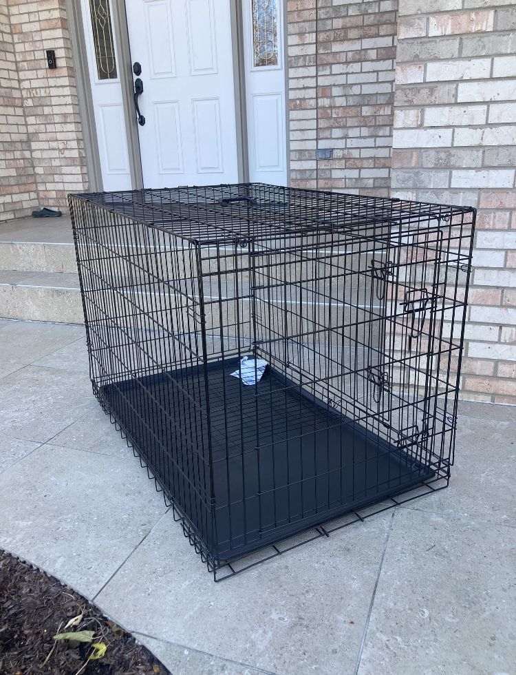 New 42x28x30” dog cage (also have 48x32x30”) - $75