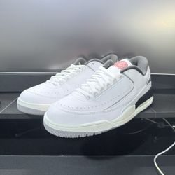 Nike Air Jordan 2/3 White Black Metallic Silver FD0383-148