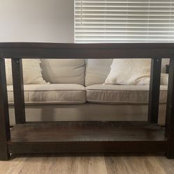 Real Wood Console Table