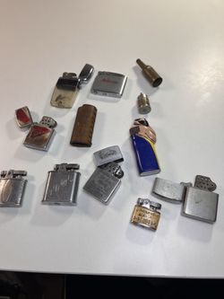 Vintage 9 Piece Lighters Lot As Is / For Parts / Repair Vintage 9 Piece Lighters Lot As Is / For Parts / Repair
