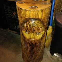 Unique Carved Table  (Wizard Style)