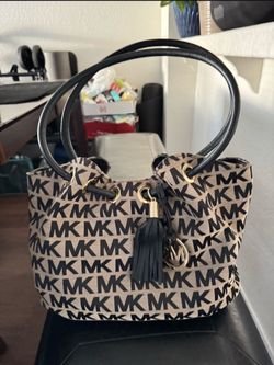 Michael Kors MK Logo Tote Bag
