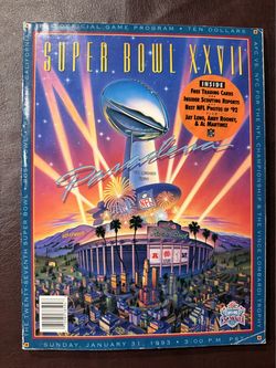 Super Bowl XXVII Official Game Program 1993