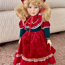 Collectible Porcelain Doll Vanessa 1996