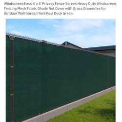 4' X 4' Privacy Fence Screen Heavy Duty