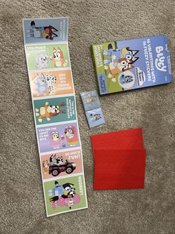 Bluey Valentine Cards