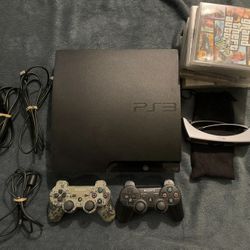 Sony PlayStation 3 Slim 160 GB Black BUNDLE