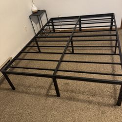Queen Bed Frame New Light Use