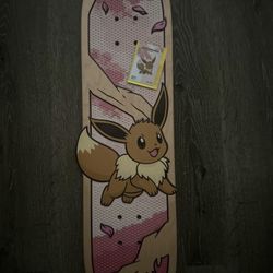 Pokemon Center Bear Walker Limited Edition Evee Skateboard