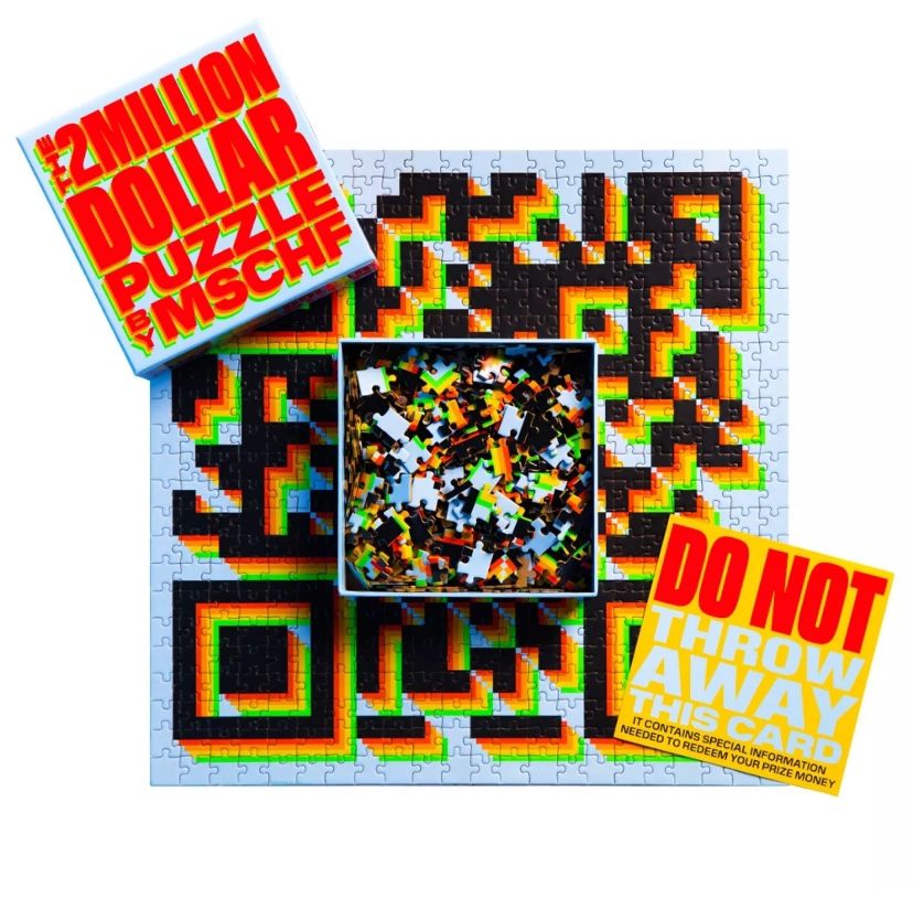 NIB The 2 Million Dollar Puzzle X 2