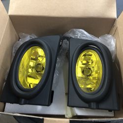 06 Civic 4dr fog light lens and bulbs Amber lens new
