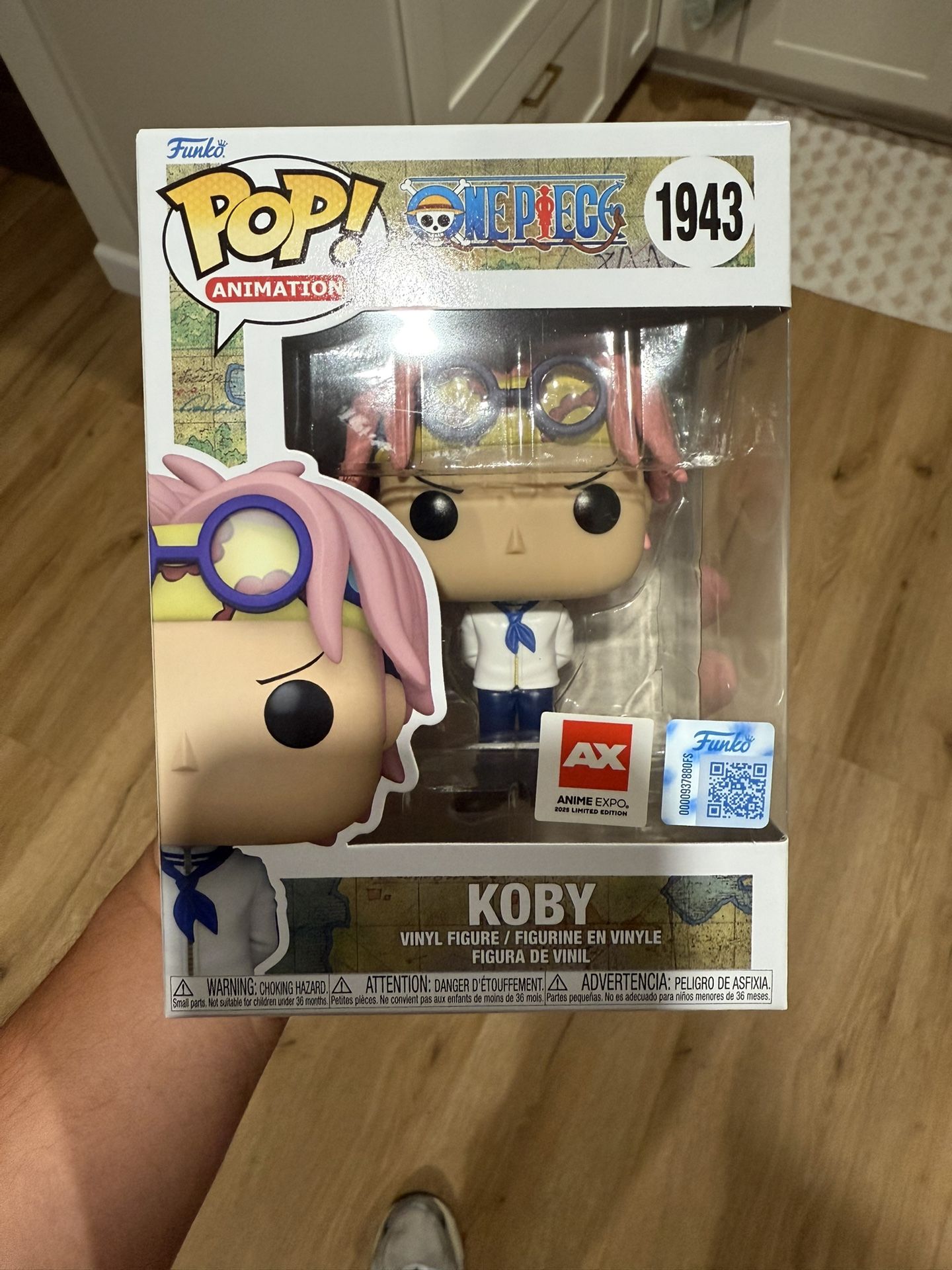 One Piece Koby 2025 Anime Expo Exclusive Funko Pop