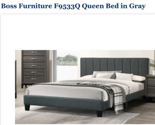 Queen New Bed with Nice Orthopedic Supreme Mattress Sale