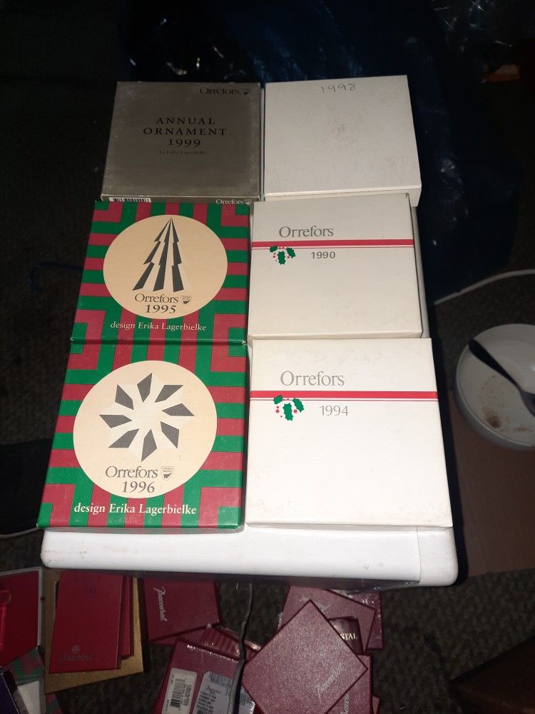 Orrefors Crystal Ornament Collection (11)