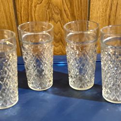 Set Of 4 Crystal Glasses