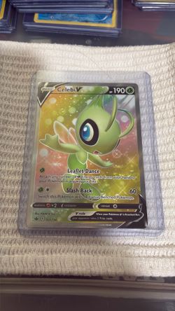 Pokemon 2021 SWSH Chilling Reign Celebi V 160/198 Full Art Holo