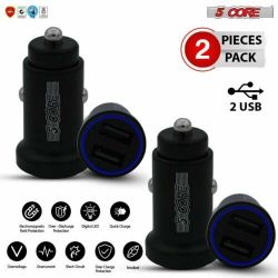 Car Charger Dual Smart Fast USB Port Adapter 5Core CDKC13
⭐⭐⭐⭐⭐