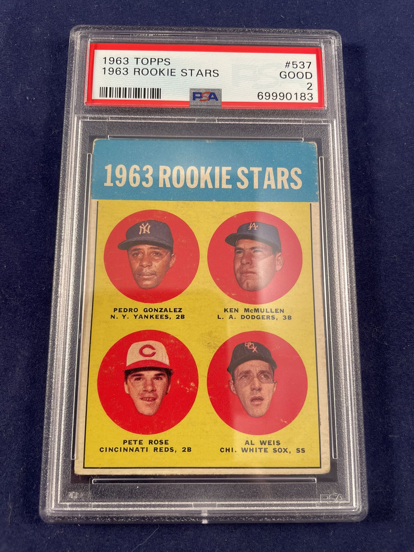 1963 Topps 573 Pete Rose Rookie PSA 2 for Sale in Crestwood, IL - OfferUp