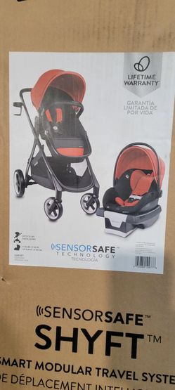 Evenflo Gold, SensorSafe Shyft Smart Modular Travel System with SecureMax  Smart Infant Car Seat, Six Different Modes, Syncs with Sensor Safe App,  3-Po for Sale in Fresno, CA - OfferUp
