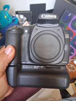 Canon EOS 20D digital camera with canon grip