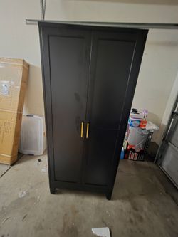 Steel cabinet dressing closet