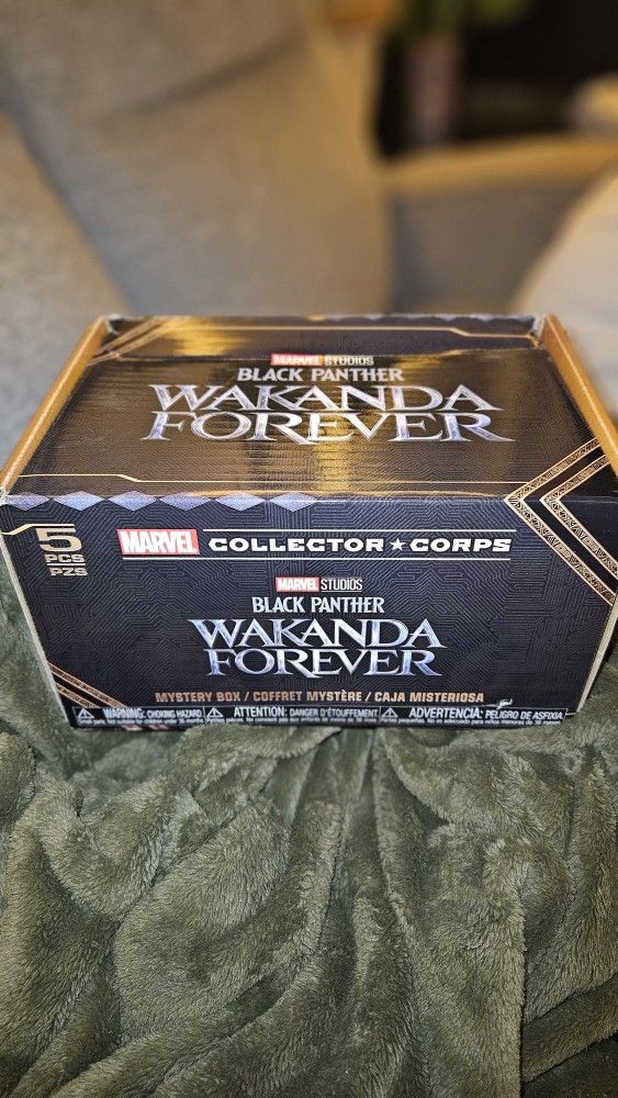 SEALED! Funko POP! Marvel Collector Corps Black Panther: Wakanda Forever Size XL