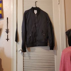 Black Windbreaker Jacket