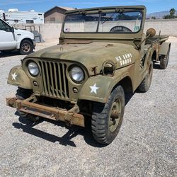 1953 Willys jeep with trailer