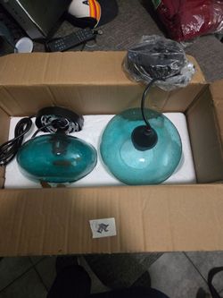 Natumois pendent lights 2 pair (globe green